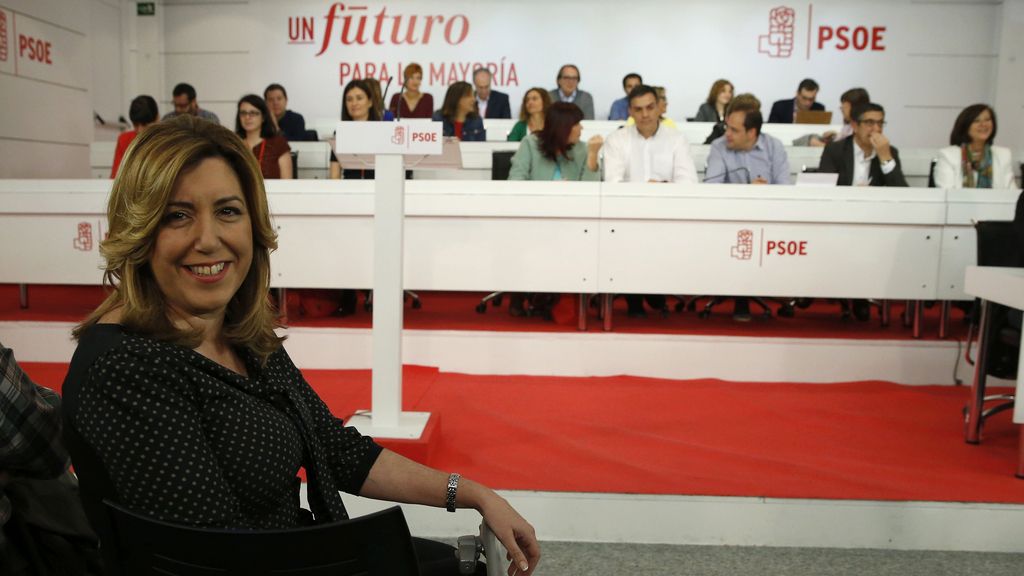Susana Díaz vuelve a reclamar la presencia de Madina en el Congreso