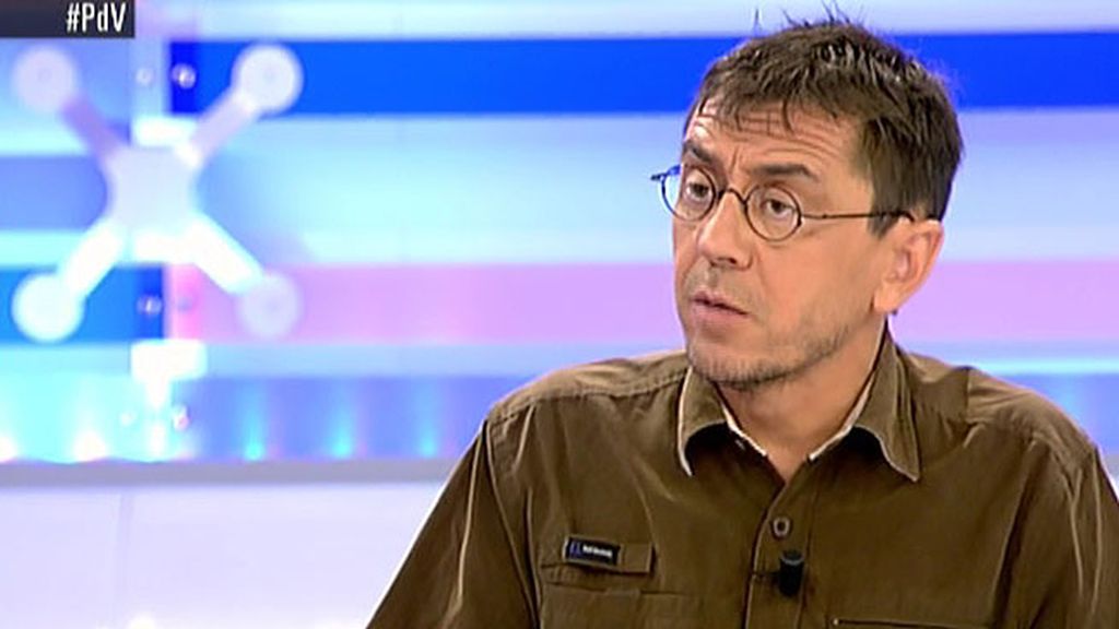 J. C. Monedero, sobre la ley electoral: "Nos preocupan las maneras de trilero del PP"