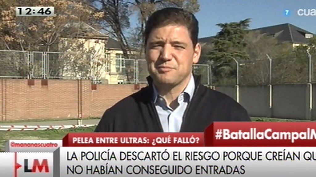 Javier Estévez, del SUP, afirma que se adelantó que podían viajar 50 ultras