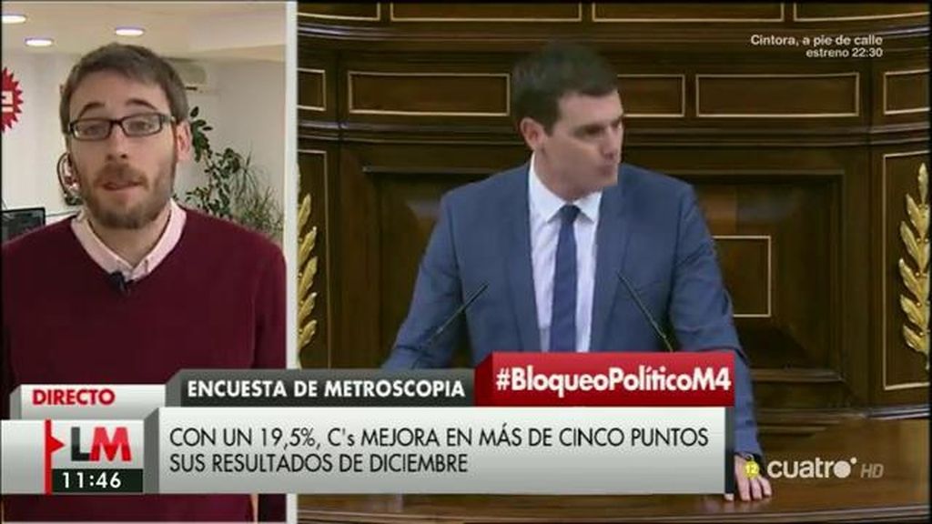 Paco Camas (Metroscopia): "La ciudadanía está premiando a los partidos que intentan formar gobierno"