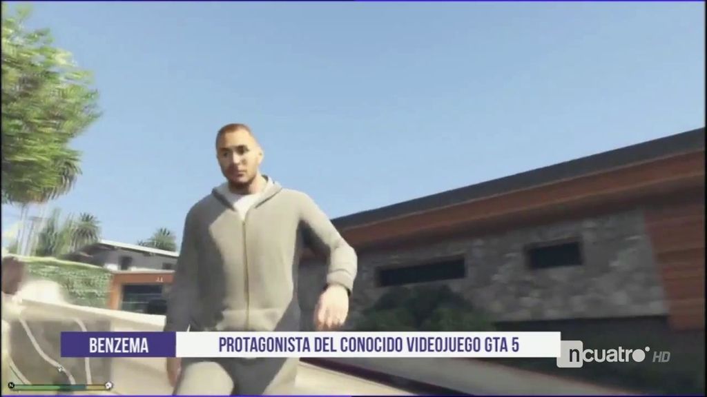 Karim Benzema protagoniza el nuevo videojuego GTA V