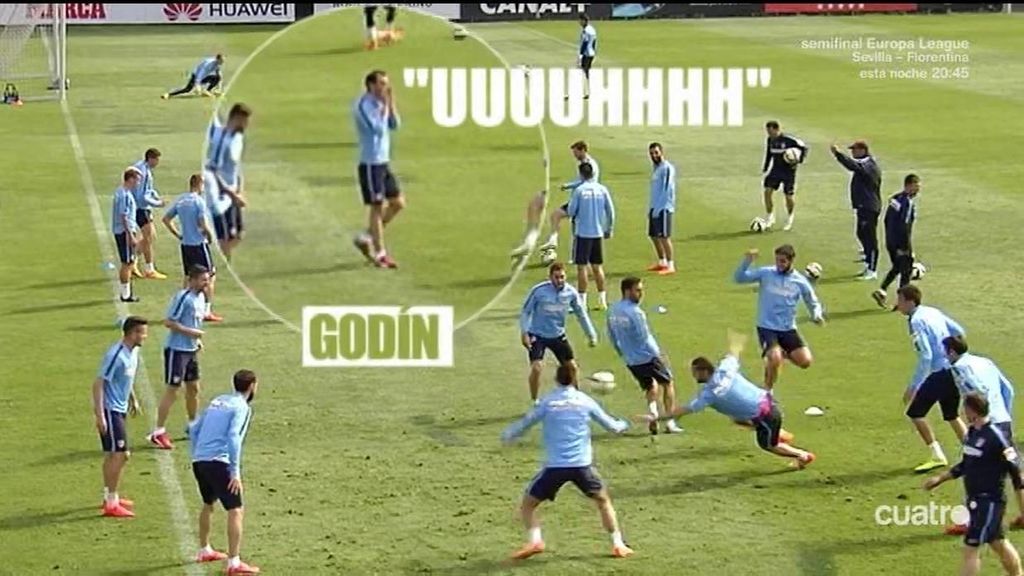 ¿Quién imita el ‘uuuhhhh’ de Cristiano en el entrenamiento del Atlético de Madrid?