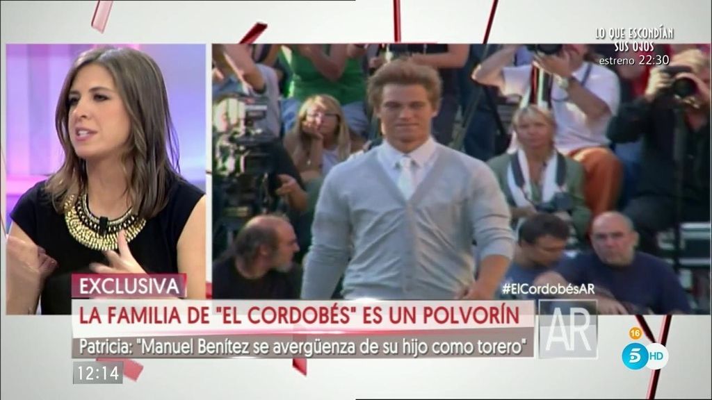 Patricia: "Manuel Benítez se avergüenza de su Julio como torero"