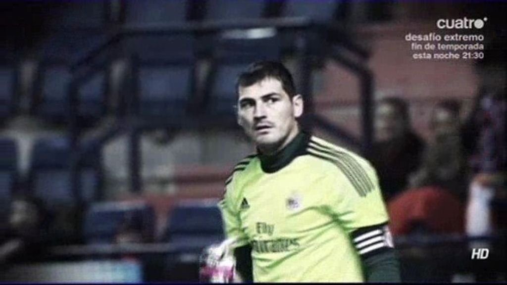 Iker Casillas se examina  en el primer título de la temporada