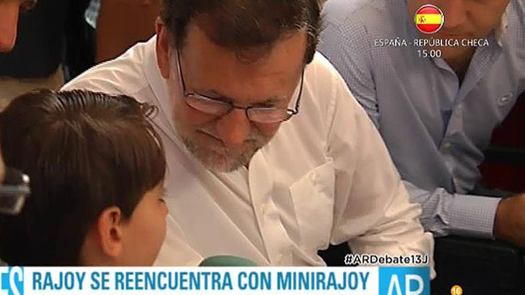 Mariano Rajoy, cara  a cara con Pablito