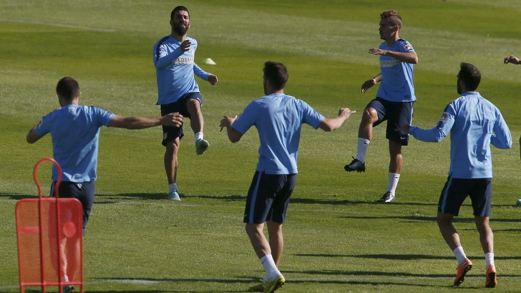 El Atlético prepara el partido ante el Malmö