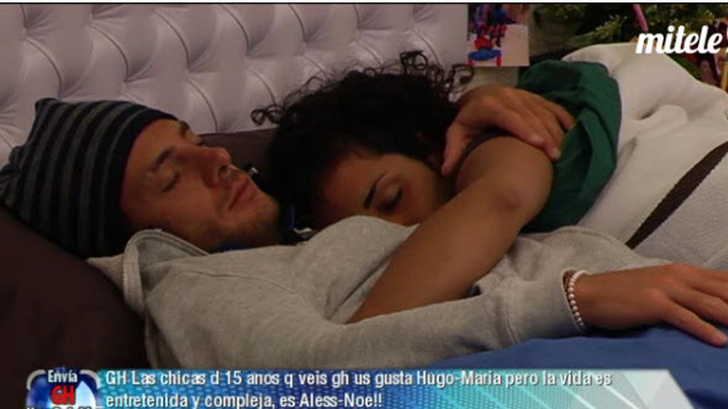 La pareja ha vuelto a dormir junta