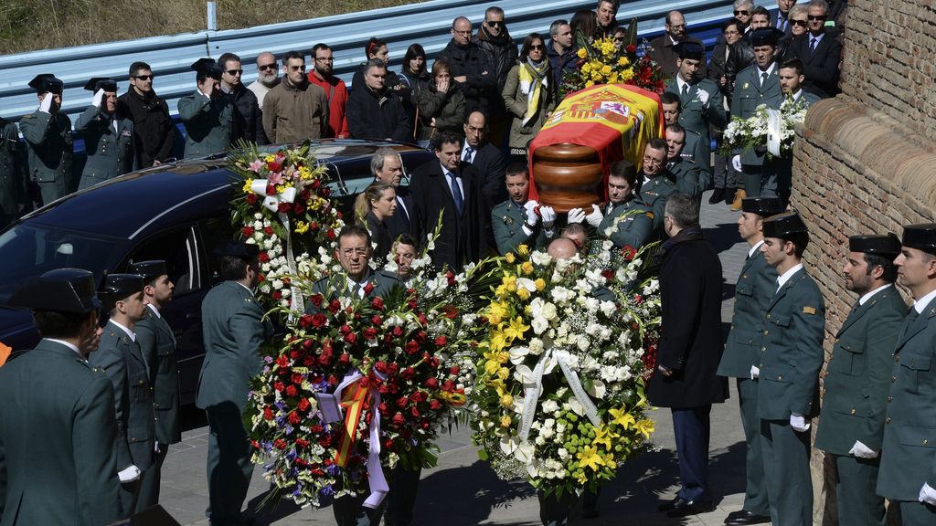Funeral oficial por el guardia civil muerto en Barbastro