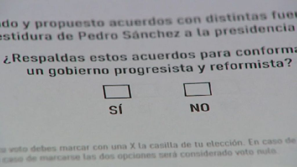 189.167 afiliados deciden hoy si avalan el acuerdo de Sánchez con Rivera