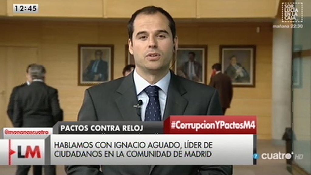 Ignacio Aguado: “Vamos a ejercer una labor de árbitro en la Asamblea de Madrid”