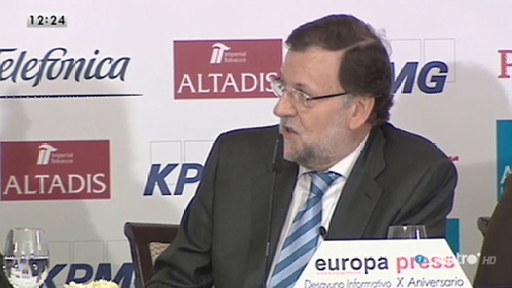 Mariano Rajoy: "Yo quiero ser el candidato y confíen en mí, les irá bien"