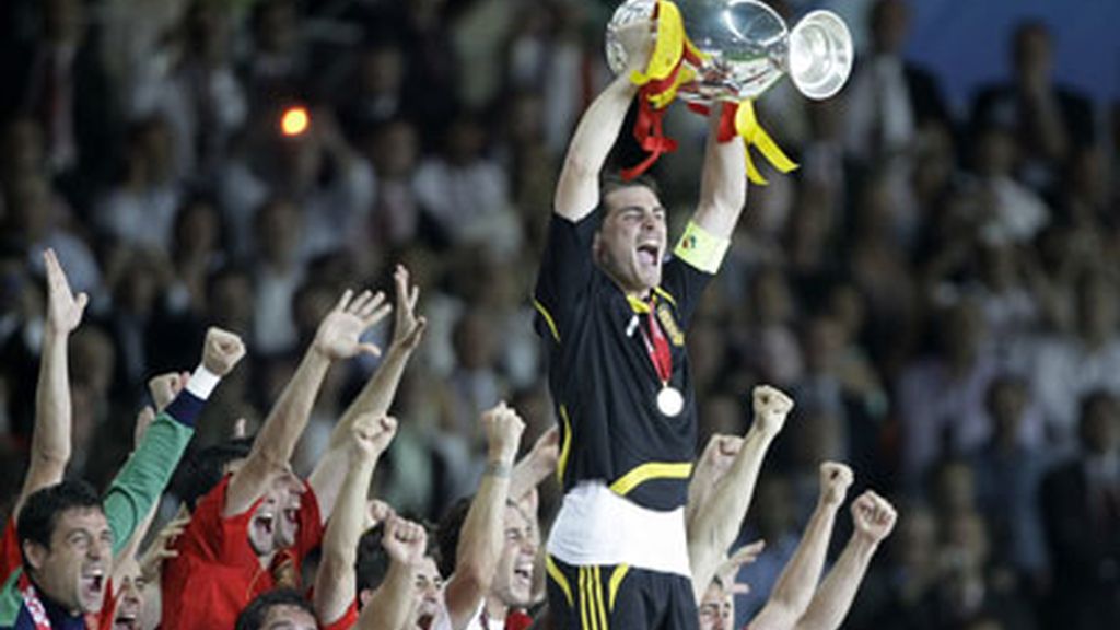 Campeón de Europa con la selección