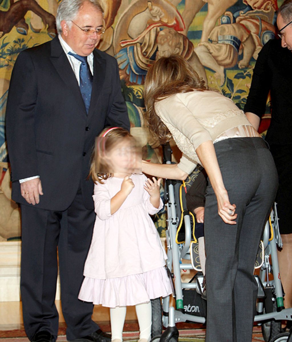 Letizia, solidaria en Zarzuela