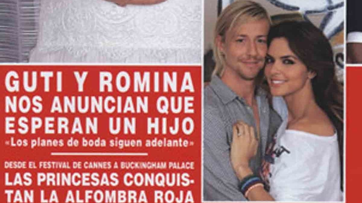 Guti y Romina esperan su primer hijo