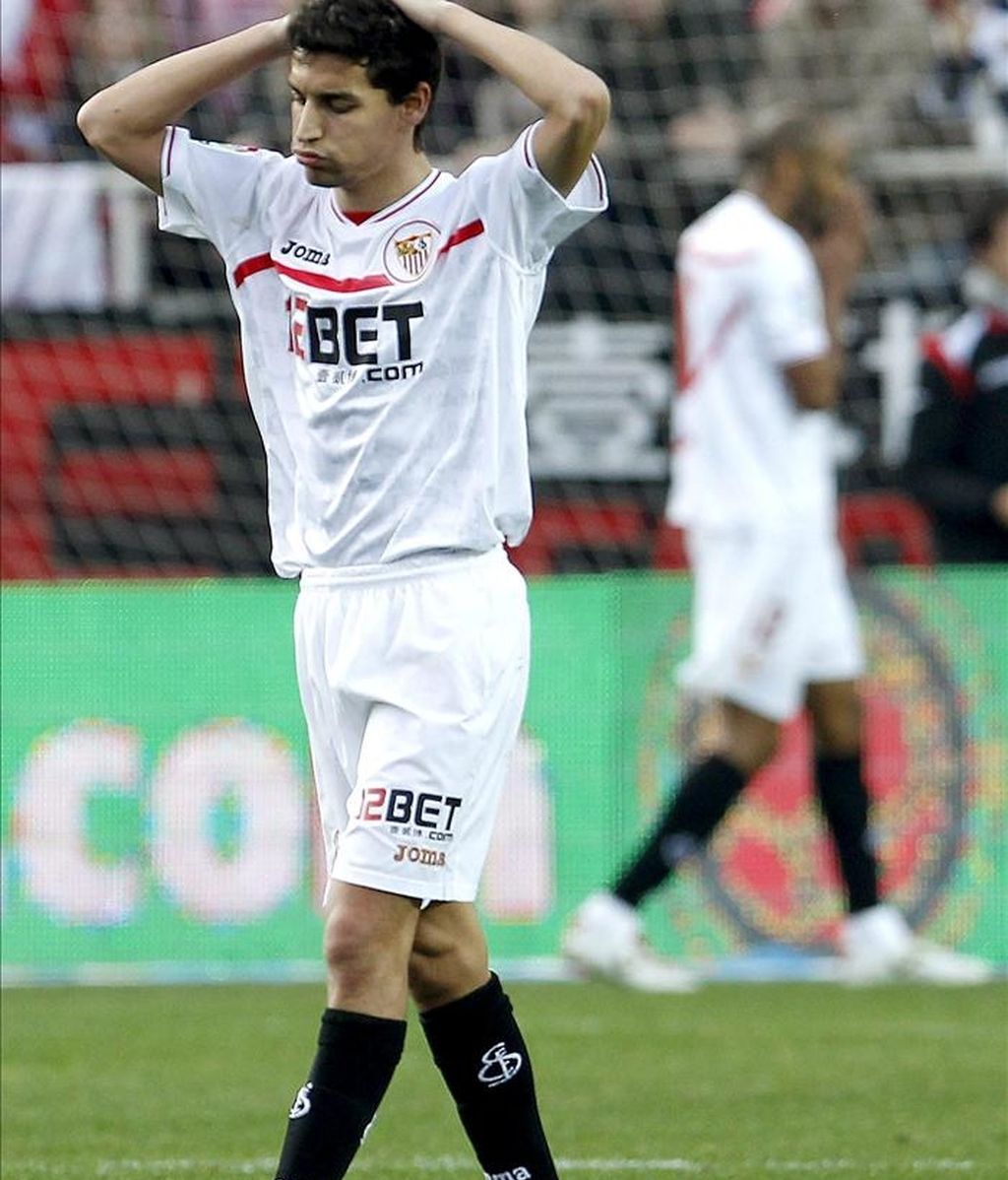 El jugador del Sevilla CF Jesús Navas. EFE/Archivo