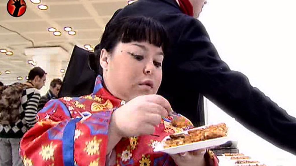 La reportera disfruta de las delicias del Madrid Fusión