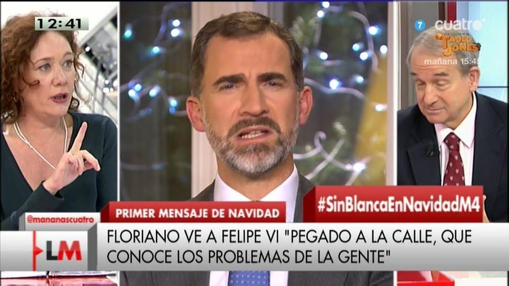 Cristina Fallarás: "Creo que Felipe VI y Pablo Iglesias se gustan"