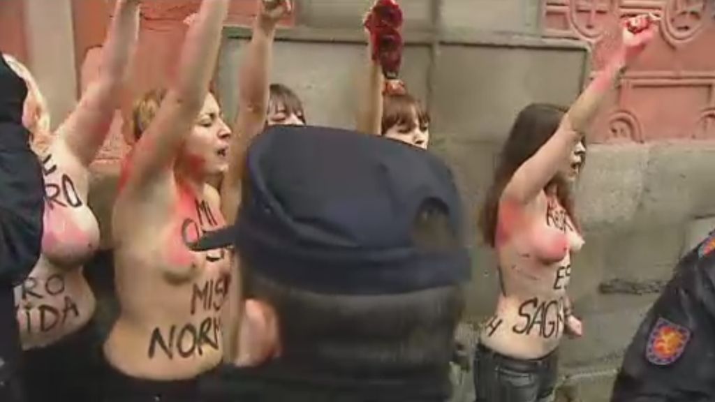 Primer juicio contra activistas de Femen en España