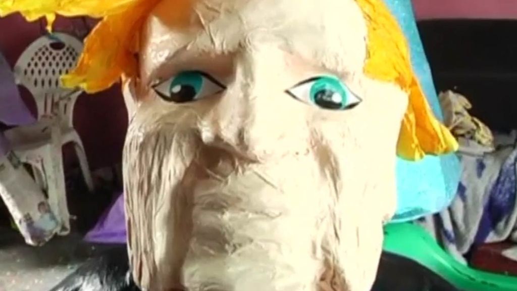 Donald Trump, hecho piñata