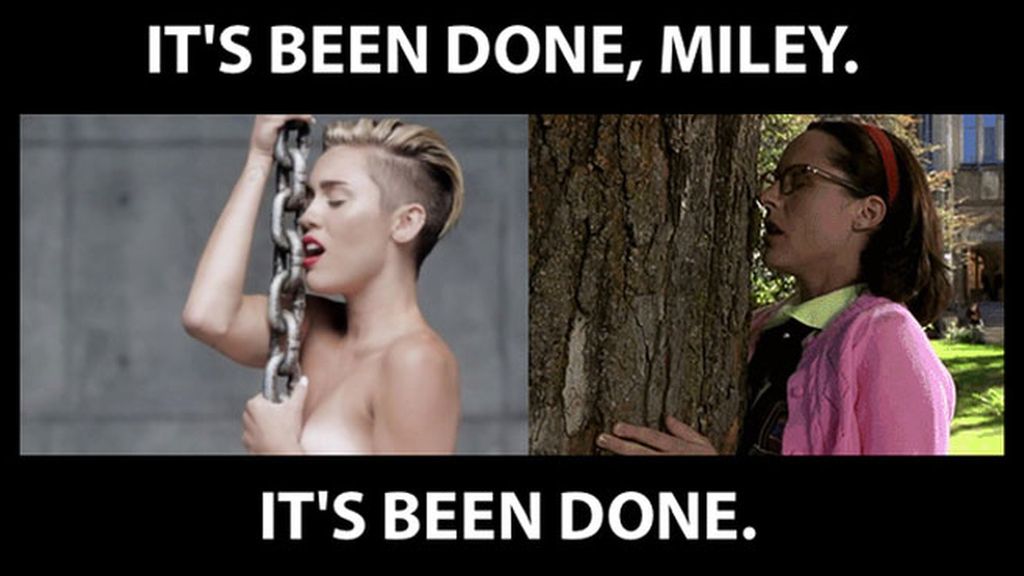 Parodias del desnudo de Miley Cyrus en “Wrecking Ball”