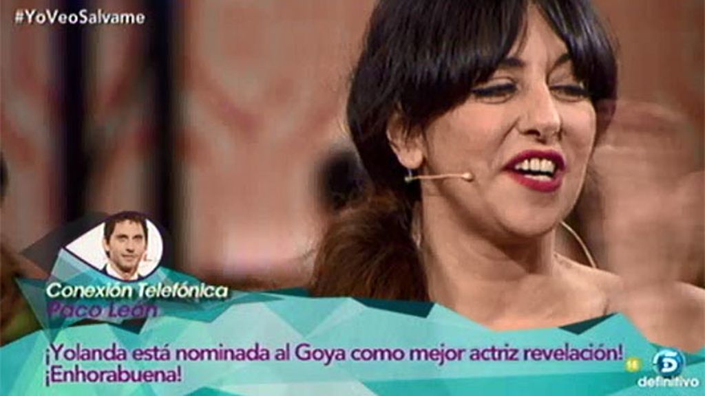 Yolanda Ramos, tras su nominación al Goya: "Más vale tarde que nunca"