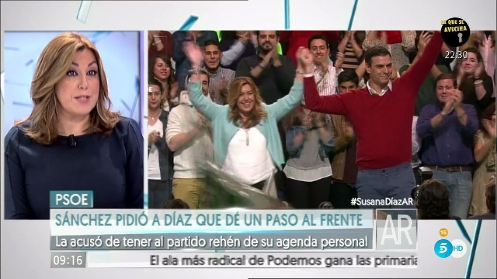 Susana Díaz: "El PSOE tiene que hacer una reflexión si quiere volver a ganar"