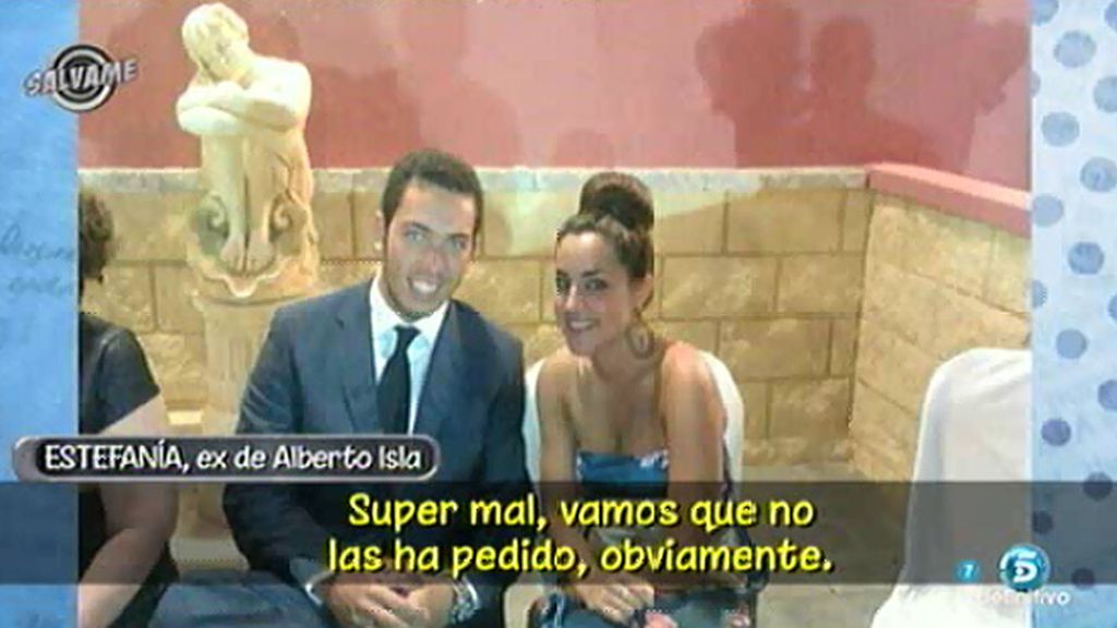 Estefanía Martínez, sobre la boda de Alberto y Techi: "Creo que todo es un montaje"