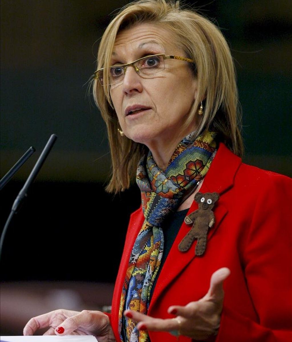 La diputada de UPyD, Rosa Díez. EFE/Archivo