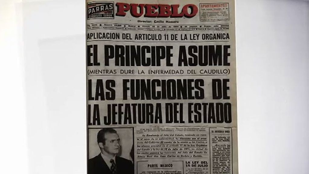 El Rey, Jefe de Estado interino por la enfermedad de Franco, es ninguneado por Arias Navarro
