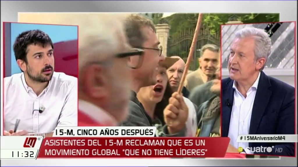 Ramón Espinar: “Es un error que ayer hubiera un plató en la Puerta del Sol”