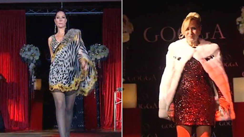 Madre e hija desfilaron por una buena causa en la discoteca 'New Garamond'