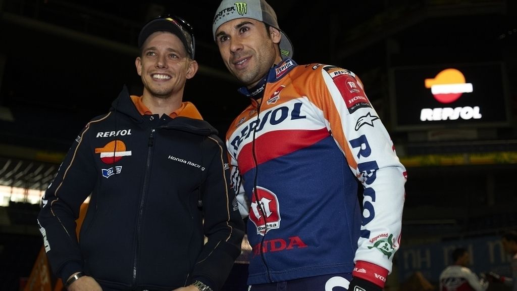 Repsol Honda presenta su poderío en Madrid