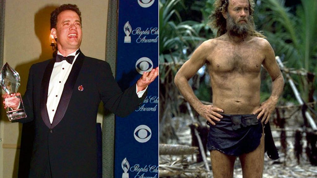 Tom Hanks perdió 25 kilos para protagonizar 'Naúfrago'