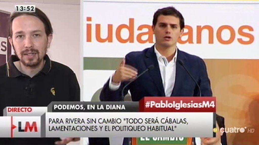 P. Iglesias: "Creo que Ciudadanos ha presentado un programa demasiado parecido al de PP"