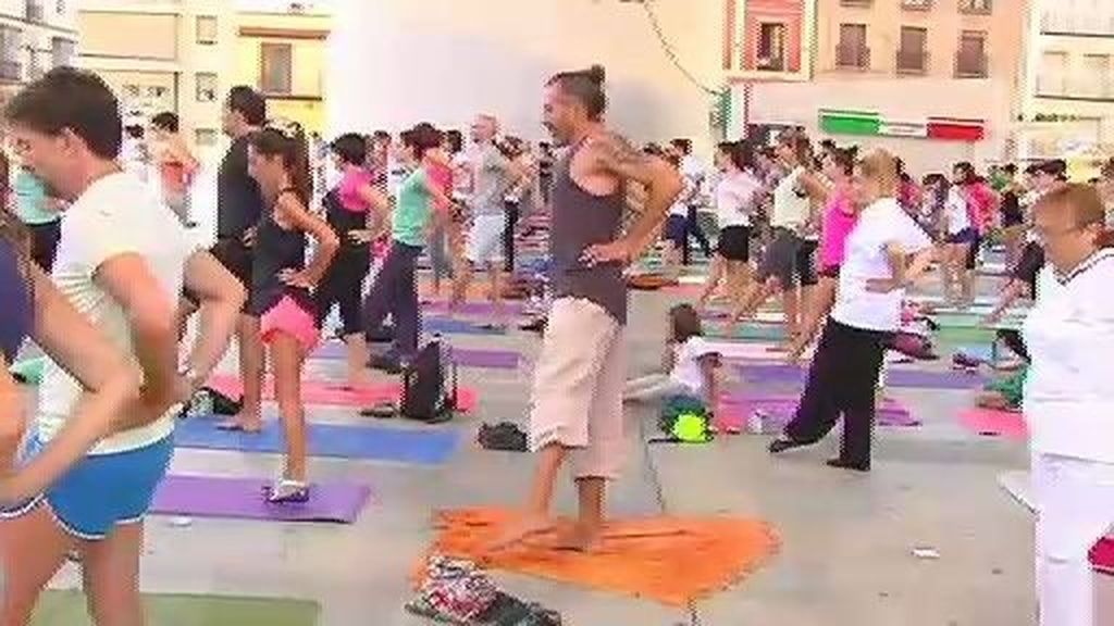 Se celebra el primer Día Internacional del Yoga de la historia