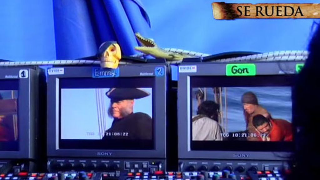 El making of de Piratas, en fotos