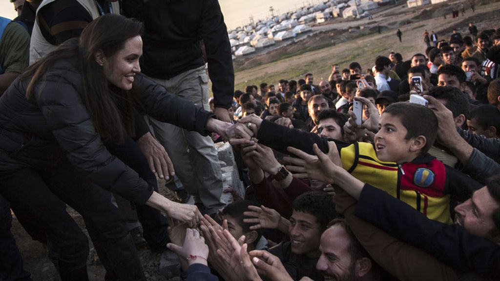 Angelina Jolie pide más ayuda a la ONU para los refugiados en Irak