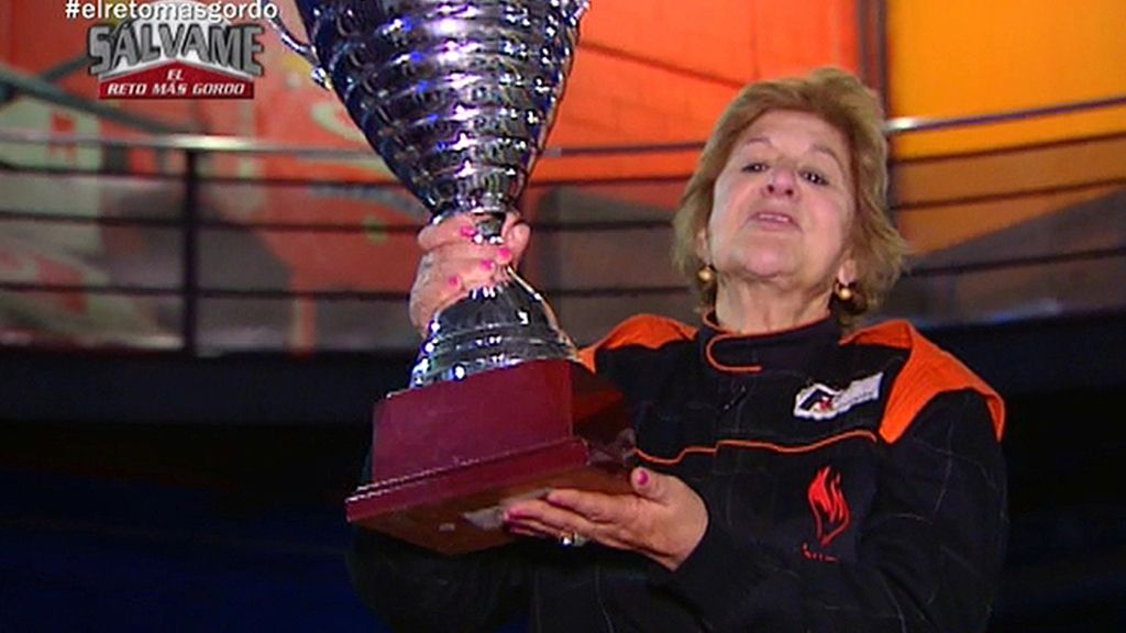 Carmen consigue subirse a lo más alto del pódium