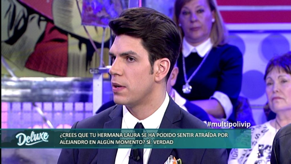 Diego Matamoros cree que su hermana Laura se ha sentido atraída por Alejandro