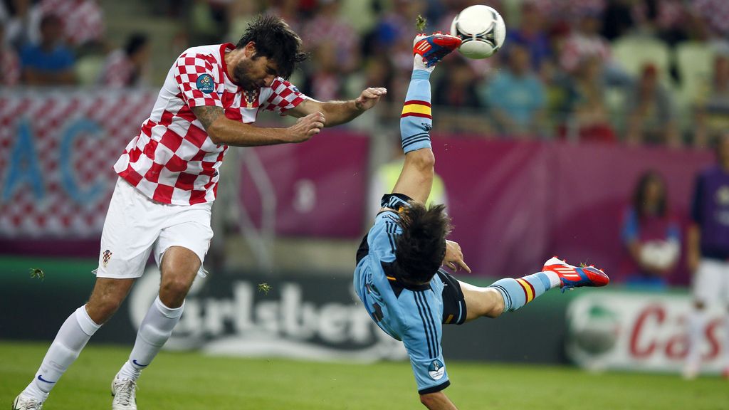 Croacia-España, en imágenes