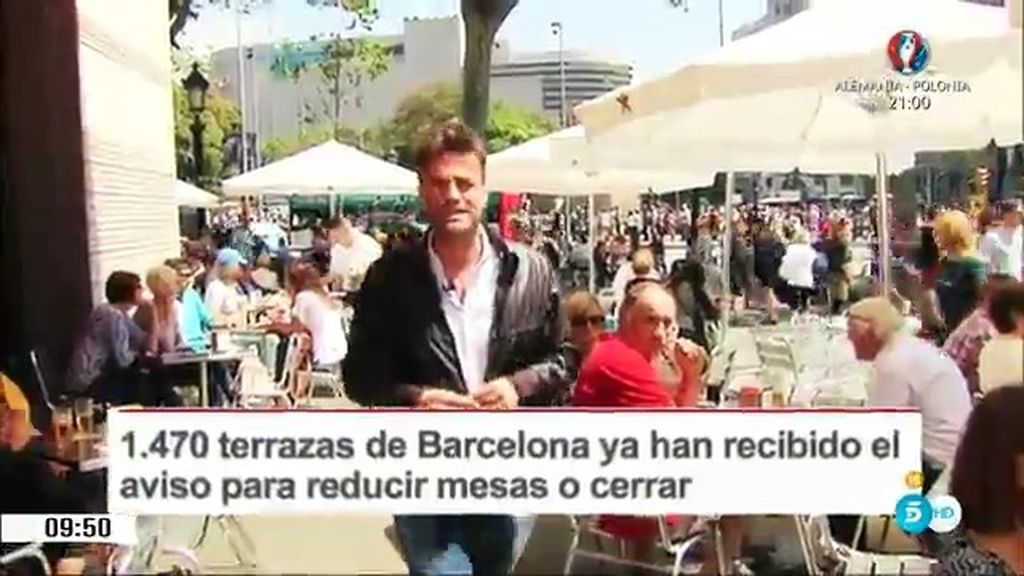 Colau quiere dejar a Barcelona sin terrazas