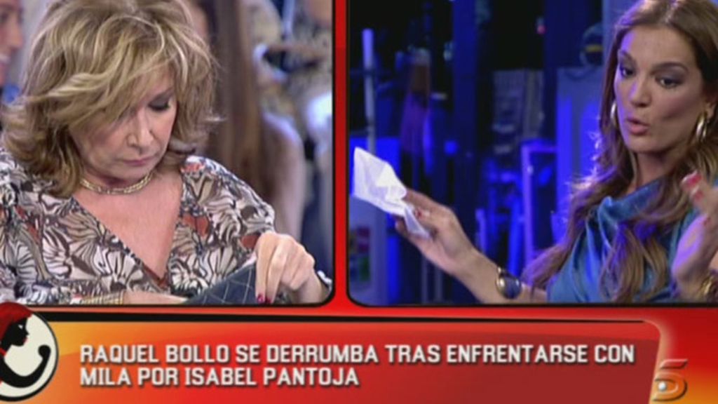 Mila y Raquel discuten por 'La Pantoja'