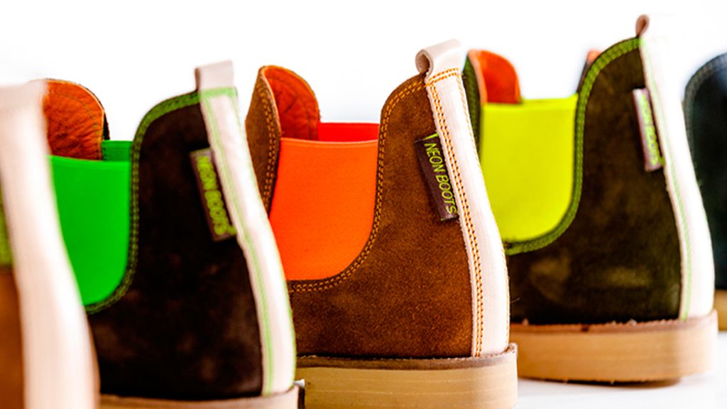 neon boots
