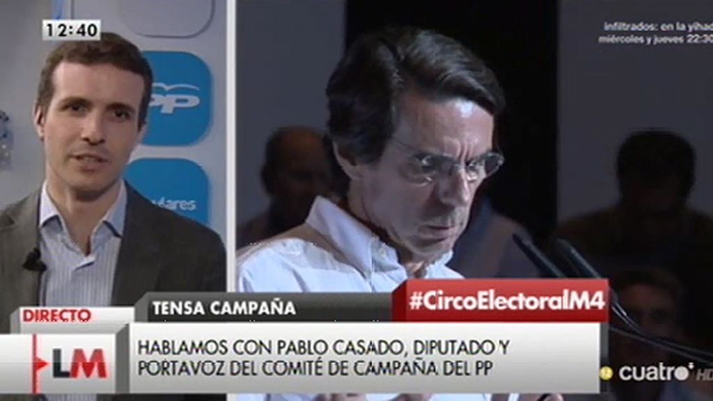 Pablo Casado: "El Partido Popular no se puede explicar sin Aznar"