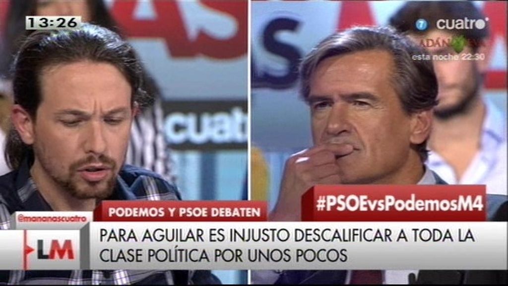 Pablo Iglesias: "El PSOE no puede ganar al PP, le podemos ganar nosotros"
