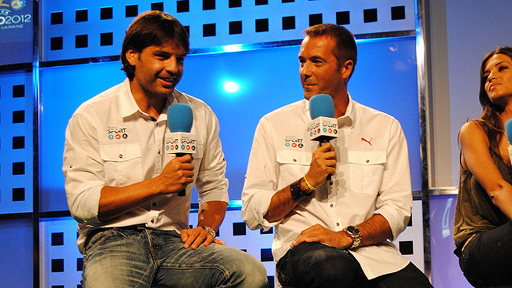 Presentación del equipo de Mediaset Sport para la Euro 2012, en fotos
