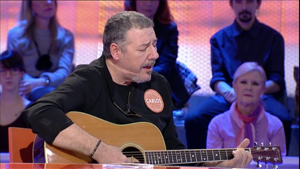 Carlos Goñi afina su voz en 'Pasapalabra' horas antes de su concierto en Madrid