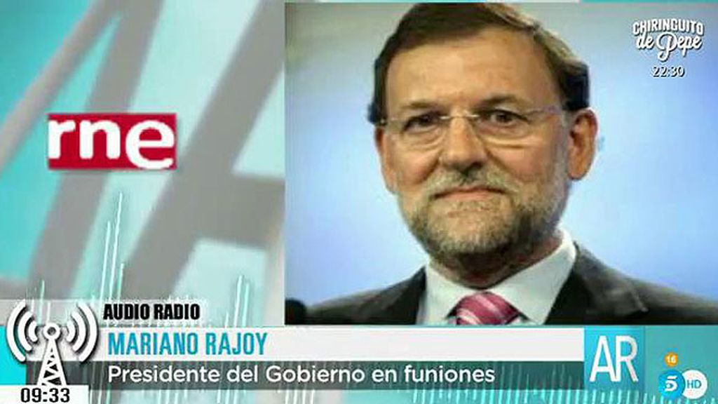 Rajoy: "Lo que haga el Rey lo respetaré, cuanto antes se constituya el Gobierno mejor"