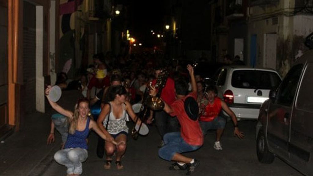 Clara Zazo con sus amigos