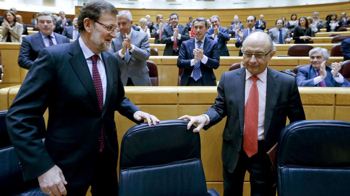 Rajoy en el pleno del Senado
